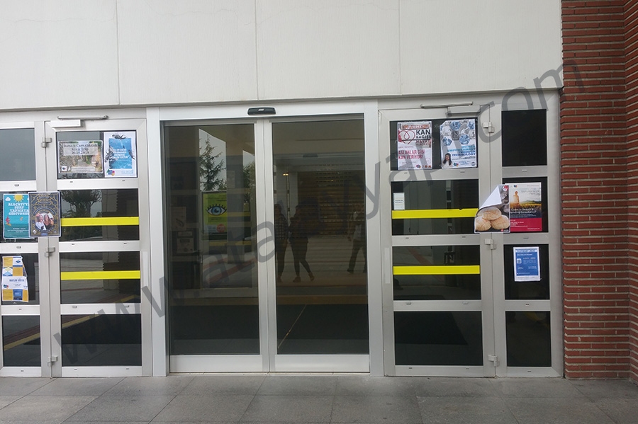 Sabancı Üniversitesi Fotoselli Otomatik Döner Kapı